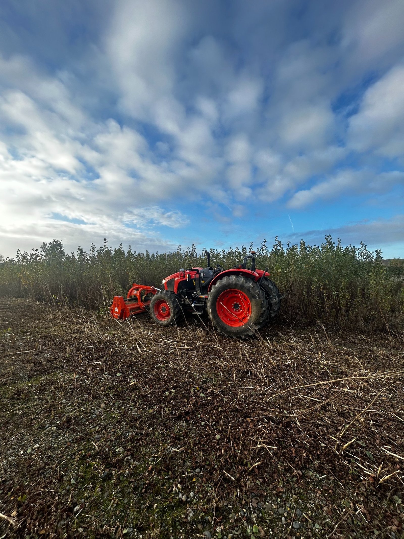 Le débroussaillage mécanique au tracteur et broyeur semi forestier